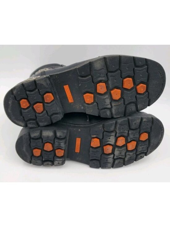 Harley Davidson Diversion Skull Motorcycle Boots Size 8 1/2 Black Leather D94169 main image 9